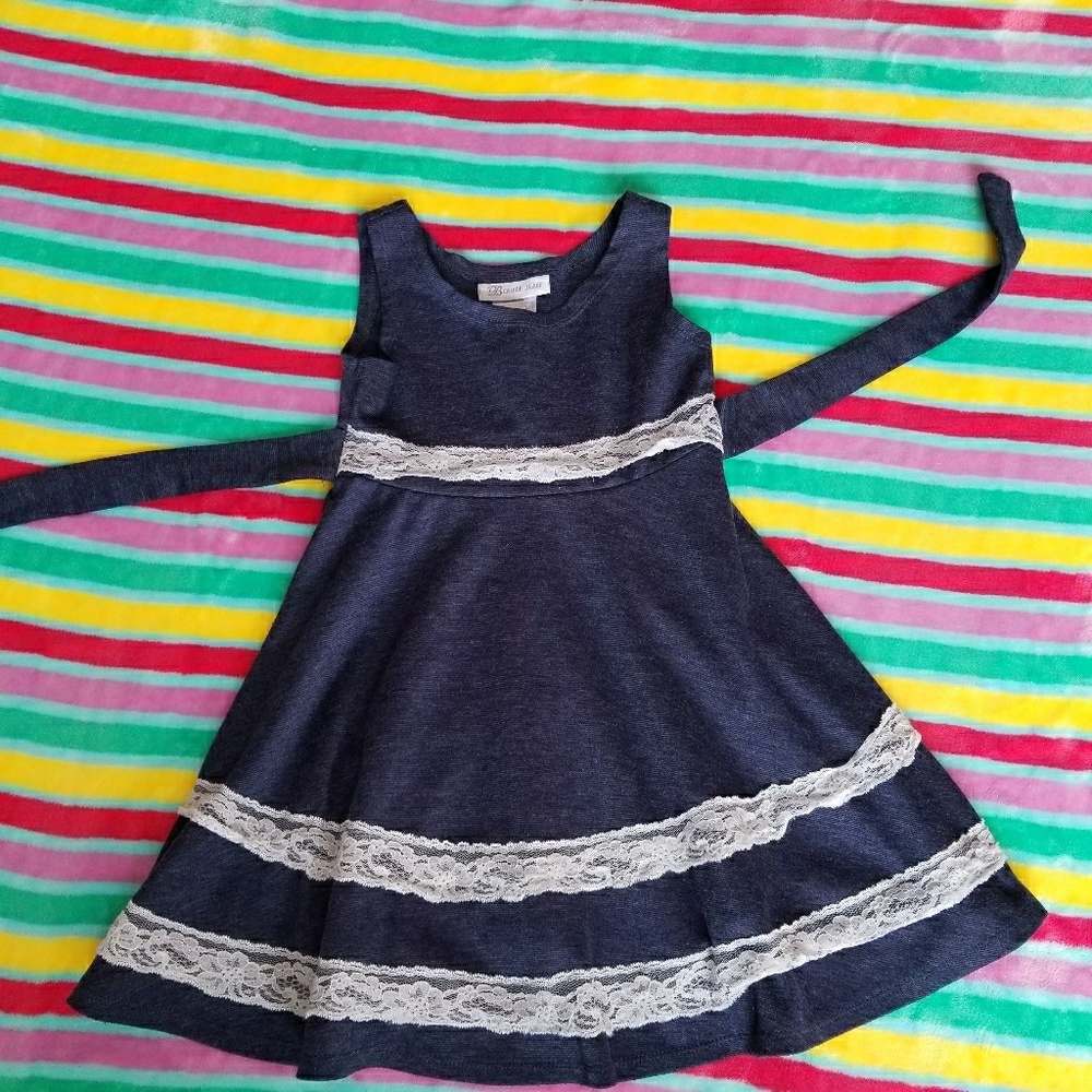 🎀Girls Lace Trim Dress🎀